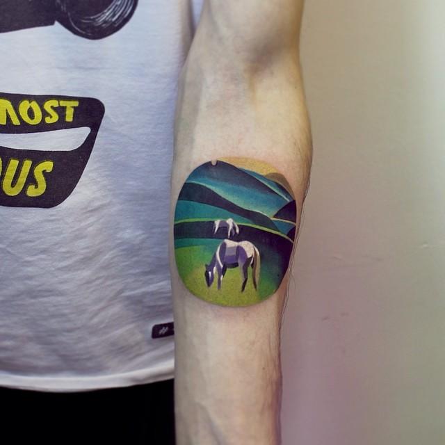 tatuaje brazo de hombre 501