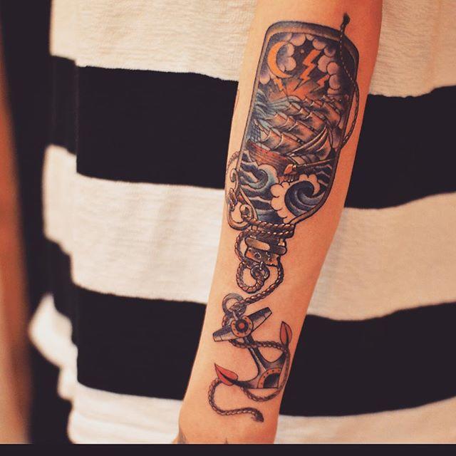 tatuaje brazo de hombre 521