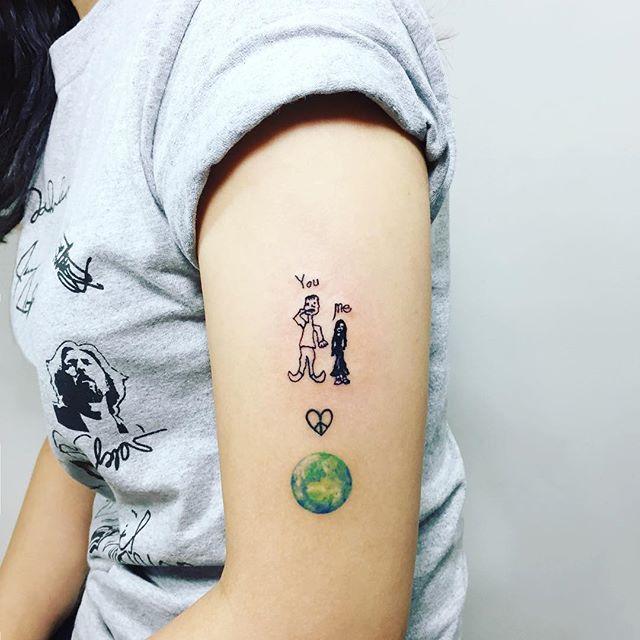 tatuaje brazo de mujer 1071