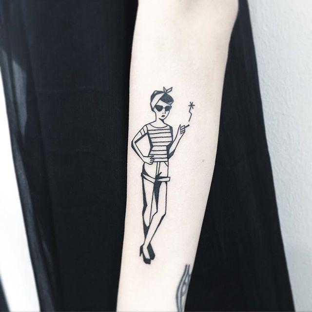 tatuaje brazo de mujer 651