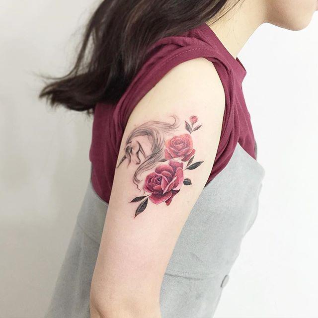 tatuaje brazo de mujer 971