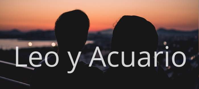 Leo y Acuario: ¿Hay compatibilidad entre estos dos signos zodiacales?