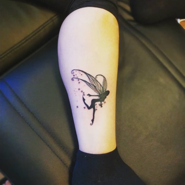 tattoo femenino con una hada 14