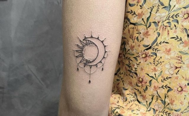 Tatuajes de la Luna y Sol (para MUJERES)