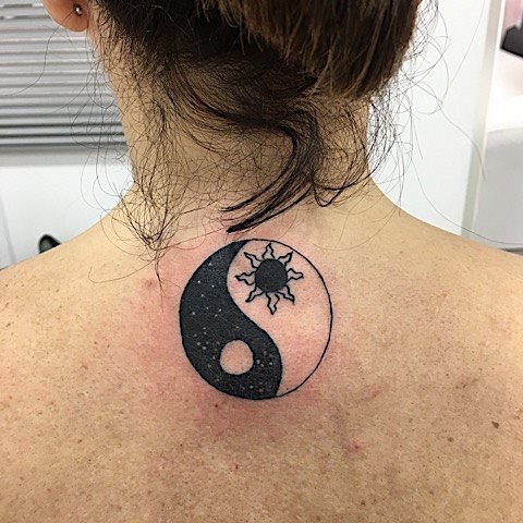 tattoo femenino del yin y yang 36