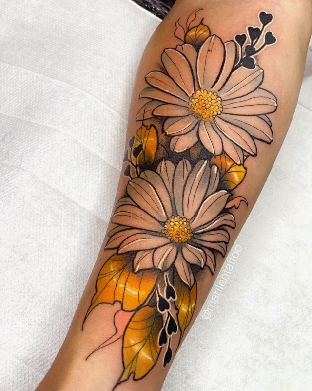 tattoo femenino flor 32