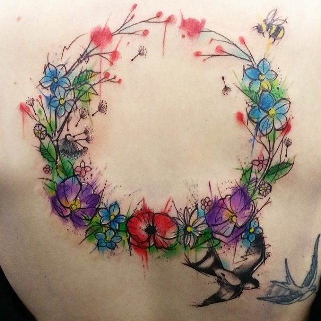tattoo femenino flor 33