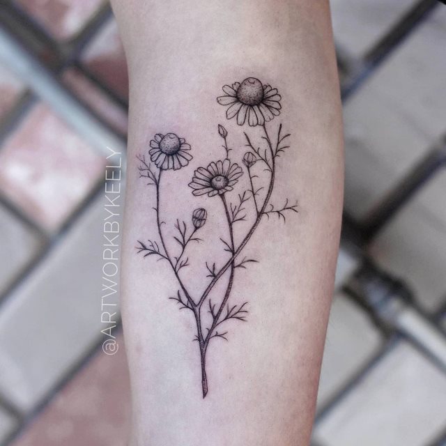 tattoo femenino flor 44