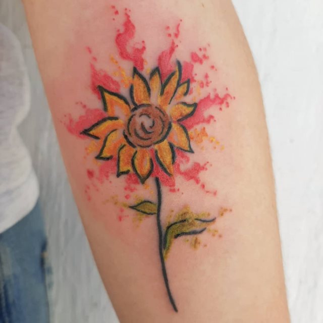 tattoo femenino flor 49
