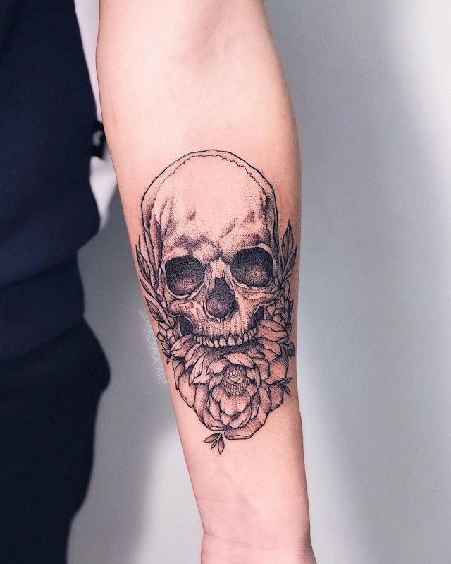 tattoo femenino flor para el brazo 57