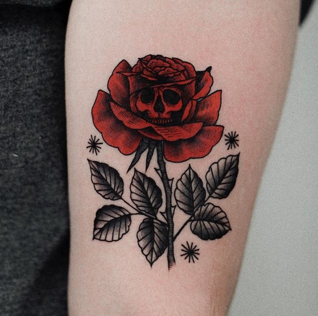 tattoo femenino flor para el brazo 71