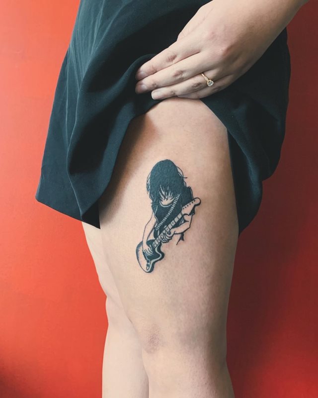 tattoo femenino musical 49