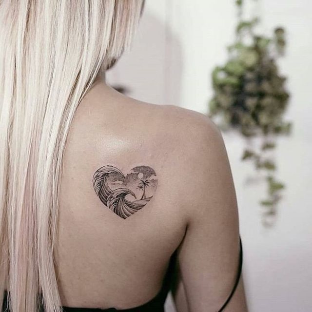 tattoo femenino para el hombro 118