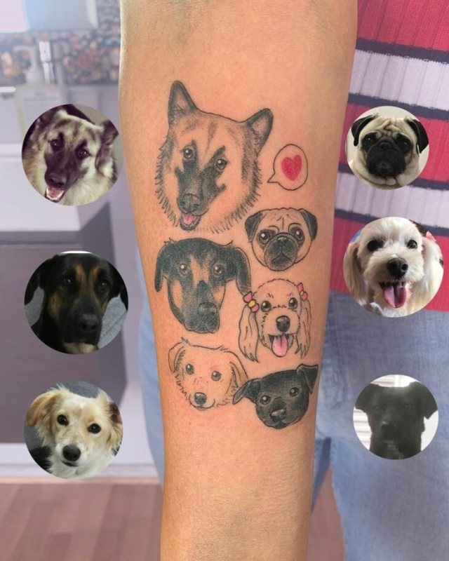 Tatuajes de perros (para MUJERES): Tu mejor amigo