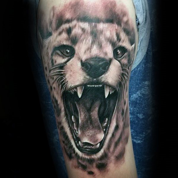 tatuaje leopardo para hombre 16