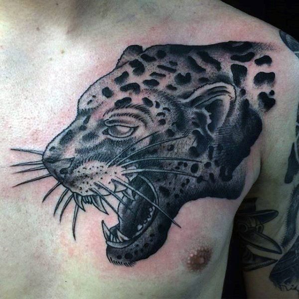 tatuaje leopardo para hombre 32