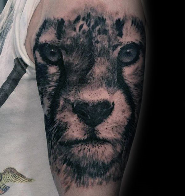 tatuaje leopardo para hombre 42