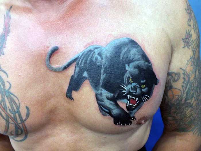 tatuaje pantera para hombre 11