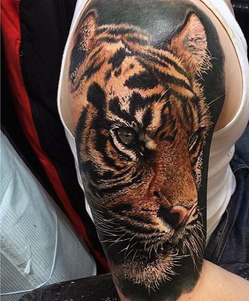 tatuaje tigre para hombre 03