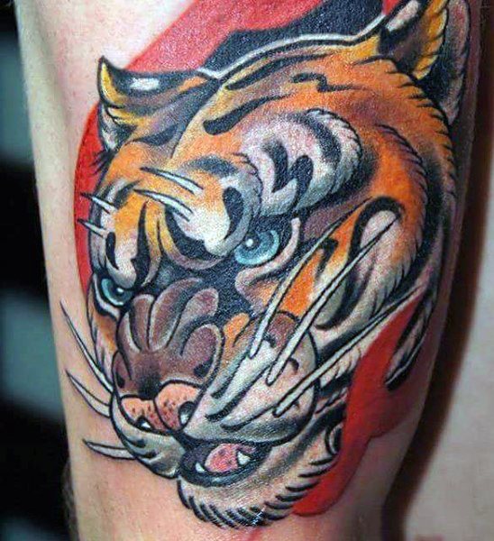 tatuaje tigre para hombre 07