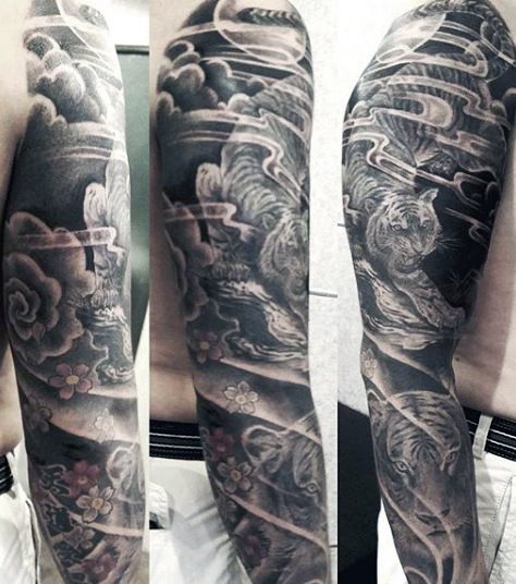 tatuaje tigre para hombre 09