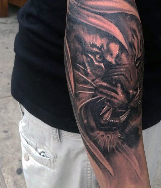 tatuaje tigre para hombre 16