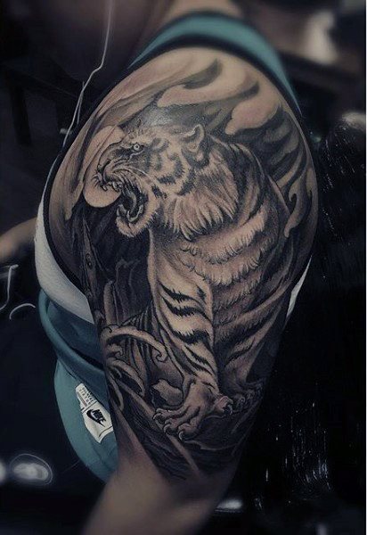 tatuaje tigre para hombre 27