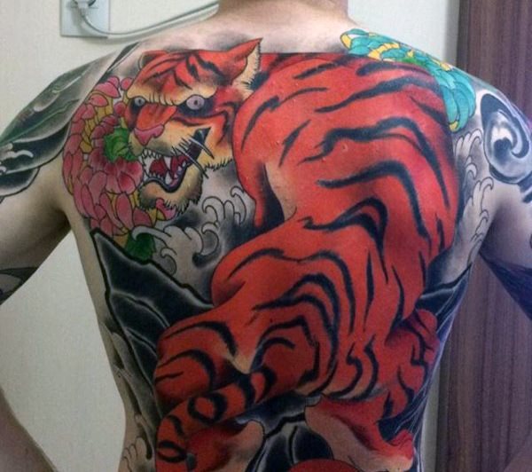 tatuaje tigre para hombre 34