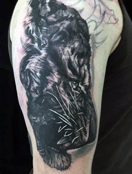 tatuaje tigre para hombre 43
