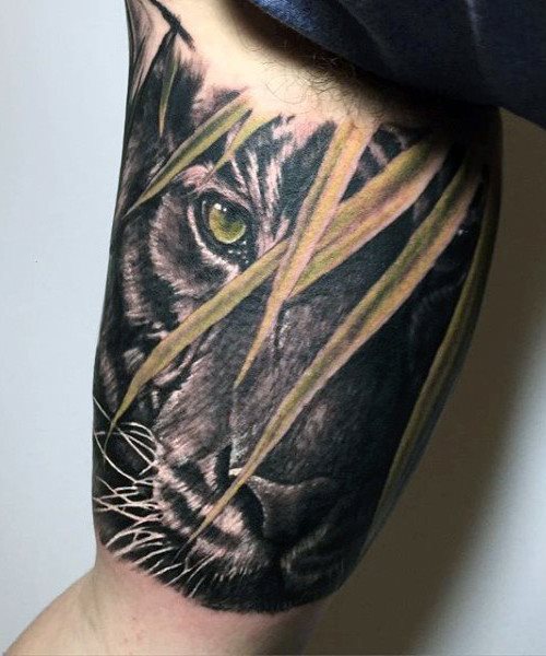 tatuaje tigre para hombre 46