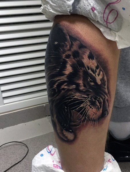 tatuaje tigre para hombre 48