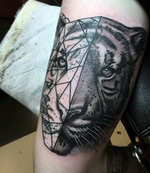 tatuaje tigre para hombre 60