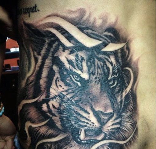 tatuaje tigre para hombre 68