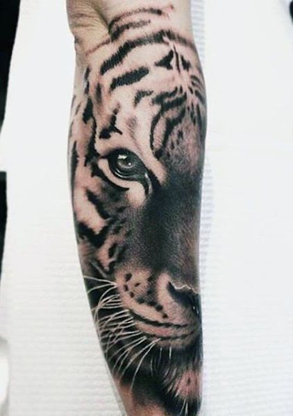 tatuaje tigre para hombre 69