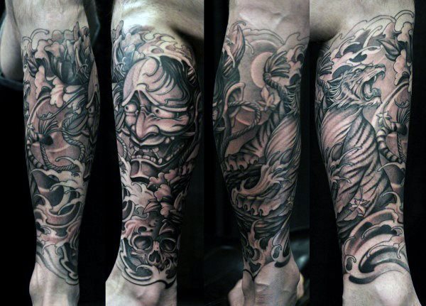tatuaje tigre para hombre 71