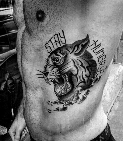tatuaje tigre para hombre 81