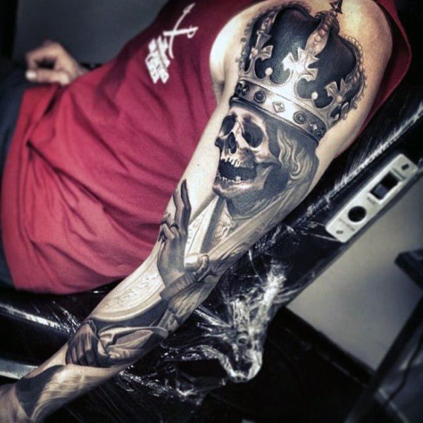 tatuaje increible brazo para hombre 19