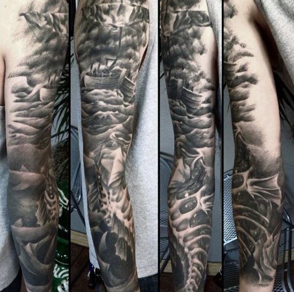 tatuaje impresionante para chico 68